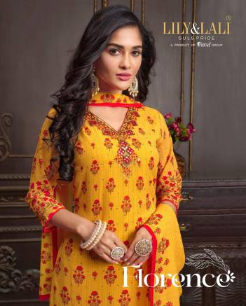 Florence By Lily & Lali Designer Partywear Gharara Suit Collection